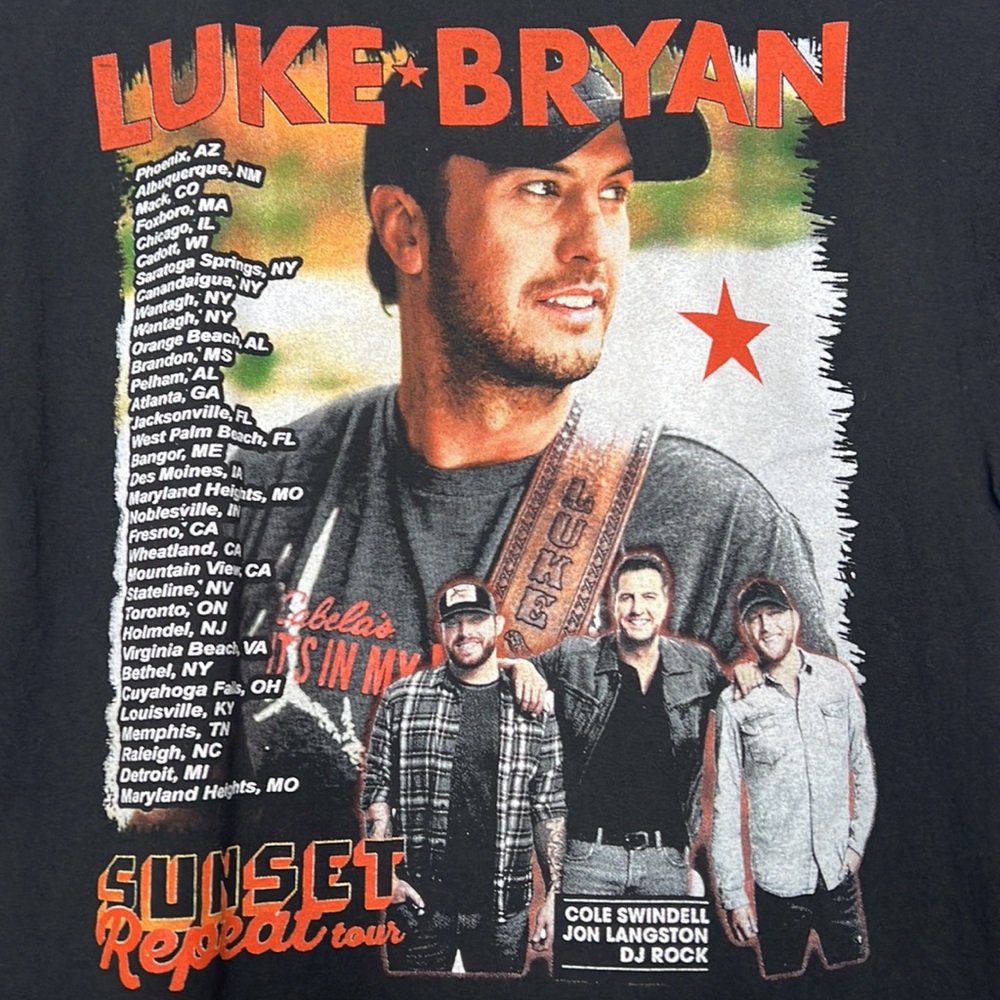 Luke Bryan Tour shirt